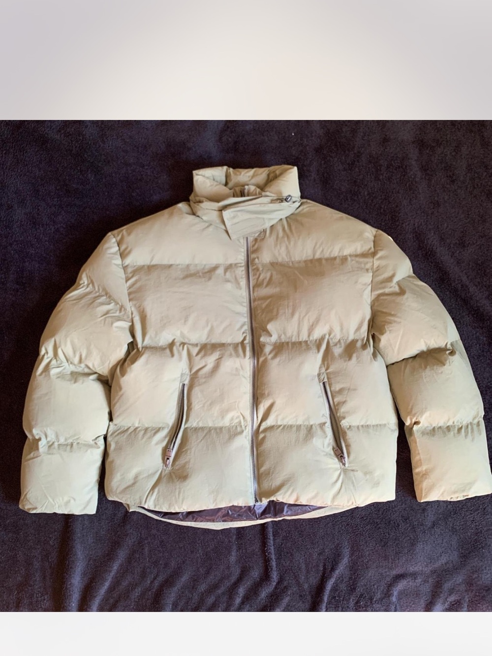 Darc Sport Men's Light Cream Puffer Jacket